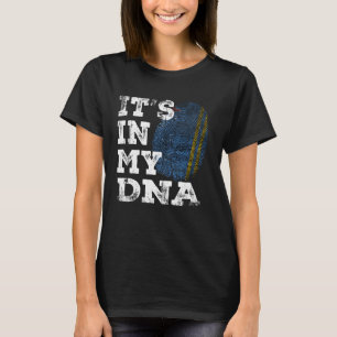 Het is in mijn DNA Arubaanse trotse Aruba vlag Aru T-shirt