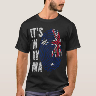 HET IS IN MIJN DNA Australia Flag Mannen Women Kin T-shirt