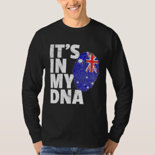 Het is in mijn DNA Australia Flag Pride National C T-shirt