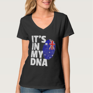 Het is in mijn DNA Australia Flag Pride National C T-shirt
