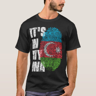 HET IS IN MIJN DNA-Azerbeidzjan Flag Boy Girl Gift T-shirt