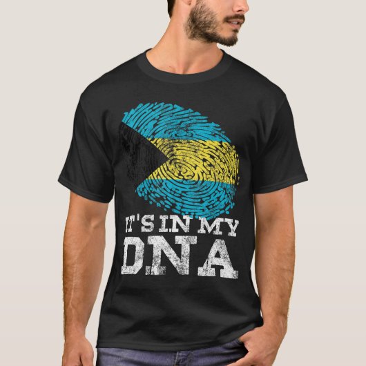 Het is in mijn DNA-Bahamaanse cadeautjes voor ving T-shirt (Voorkant)