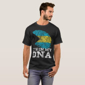 Het is in mijn DNA-Bahamaanse cadeautjes voor ving T-shirt (Voorkant volledig)