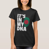 Het is in mijn dna Bangladesh Flag Pride National  T-shirt (Voorkant)