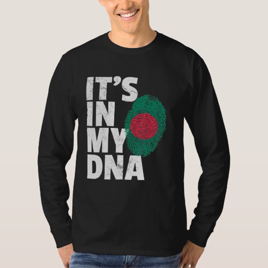Het is in mijn dna Bangladesh Flag Pride National T-shirt (Voorkant)