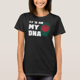 Het is in mijn DNA Bangladesh Vlag-Mannen Wom T-shirt