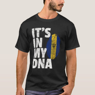 HET IS IN MIJN DNA Barbados Vlag Mannen Vrouwen Pr T-shirt
