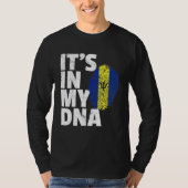 Het is in mijn dna-Barbados-vlaggenland T-shirt (Voorkant)