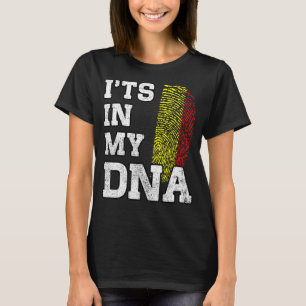 Het is in mijn DNA Belgische vingerafdruk België F T-shirt