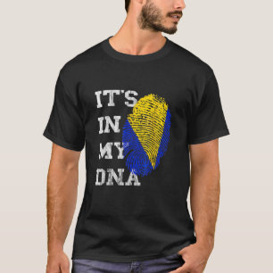 Het is in mijn DNA Bosnië-Herzegovina Genetik Bosn T-shirt