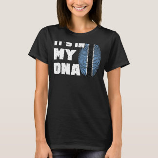 Het is in mijn DNA Botwana Vlag Mannen Vrouwen T-shirt