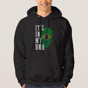 Het is in mijn DNA Braziliaanse Mannen van het Vla Hoodie