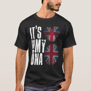 HET IS IN MIJN DNA, Brits Vlag, Engeland T-shirt