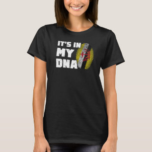 Het is in mijn DNA Brunei Vlag Mannen vrouwen T-shirt