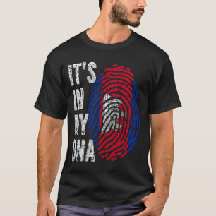 HET IS IN MIJN DNA Cambodia Flag Mannen Vrouwen Ki T-shirt