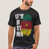 HET IS IN MIJN DNA Cameroon Flag Boy Girl Gift