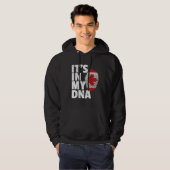 Het is in mijn dna Canadese Canada vlag Pride Nati Hoodie (Voorkant volledig)