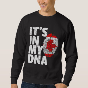 Het is in mijn dna Canadese Canada vlag Pride Nati Trui