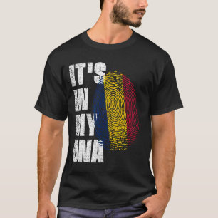 HET IS IN MIJN DNA Chad Flag T-shirt