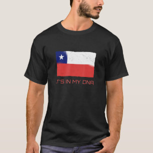 Het is in mijn DNA Chili met Chileense vlag T-shirt