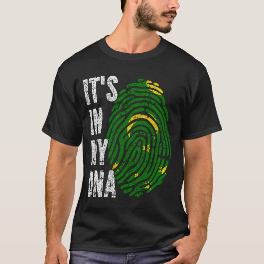 HET IS IN MIJN DNA Cocos-Mannen (Keeling) T-shirt (Voorkant)
