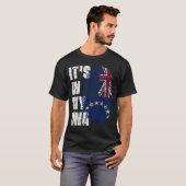 HET IS IN MIJN DNA Cook Islands Flag Boy Girl Gift T-shirt (Voorkant volledig)