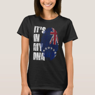 Het is in mijn Dna Cook Islands Flag Cook Islander T-shirt