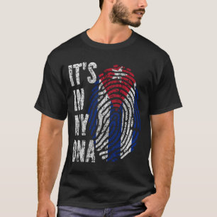 HET IS IN MIJN DNA Cuba Vlag Cubaanse Mannen vrouw T-shirt
