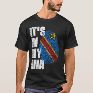 HET IS IN MIJN DNA Democratische Republiek Congo T-shirt
