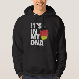 Het is in mijn dna-Duitsland de Duitse vlaggepride Hoodie