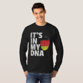 Het is in mijn dna-Duitsland de Duitse vlaggepride T-shirt (Voorkant volledig)