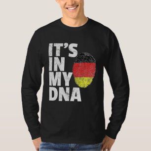 Het is in mijn dna-Duitsland de Duitse vlaggepride T-shirt