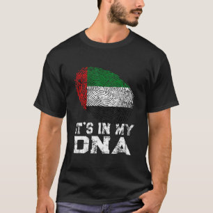 Het is in mijn DNA Fingerprint United Arab Emirate T-shirt