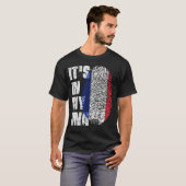 HET IS IN MIJN DNA FRANS Flag Boy Girl Gift T-shirt (Voorkant volledig)