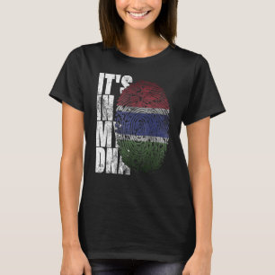 Het is in mijn DNA Gambia Graphic voor Heren Vrouw T-shirt