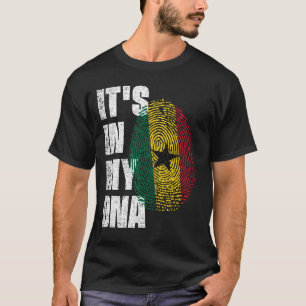 HET IS IN MIJN DNA Ghana Flag T-shirt
