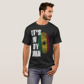 HET IS IN MIJN DNA Ghana Flag T-shirt (Voorkant volledig)