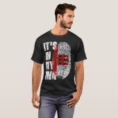 HET IS IN MIJN DNA Gibraltar Flag Boy Girl Gift T-shirt (Voorkant volledig)