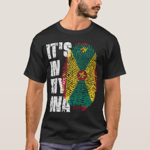 HET IS IN MIJN DNA Grenada Flag Boy Girl Gift T-shirt