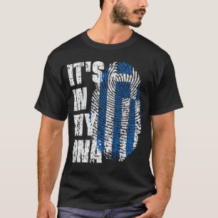 HET IS IN MIJN DNA Griekenland Flag Boy Girl Gift T-shirt