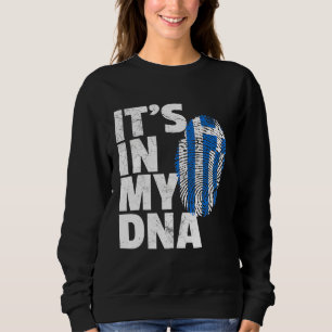 Het is in mijn dna-Grieks-Griekse vlaggengeur Trui