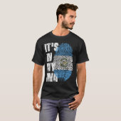 HET IS IN MIJN DNA Guatemala Flag Boy Girl Gift T-shirt (Voorkant volledig)