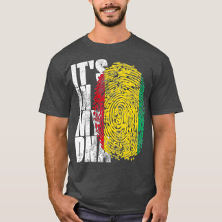 Het is in mijn DNA-Guinese Afrikaanse Cool Flag T-shirt