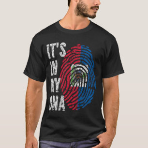 HET IS IN MIJN DNA Haïti Flag Mannen Vrouwen Kinde T-shirt