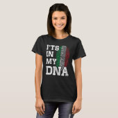 Het is in mijn DNA Italiaans vingerafdruk Proud It T-shirt (Voorkant volledig)