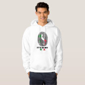 Het is in mijn DNA Italië Patriottisch Proud Itali Hoodie