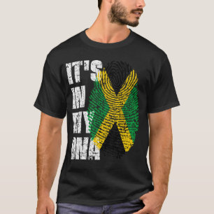 HET IS IN MIJN DNA Jamaica Flag Boy Girl Gift T-shirt