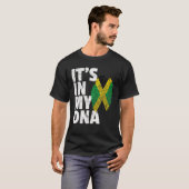 Het is in mijn DNA Jamaica Flag Jamaican Pride Man T-shirt (Voorkant volledig)