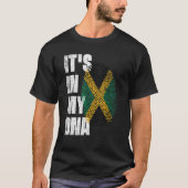HET IS IN MIJN DNA Jamaica Flag Jamaican T-shirt (Voorkant)