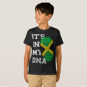 Het is in mijn DNA Jamaica Genetic Jamaican Roots T-shirt (Voorkant volledig)